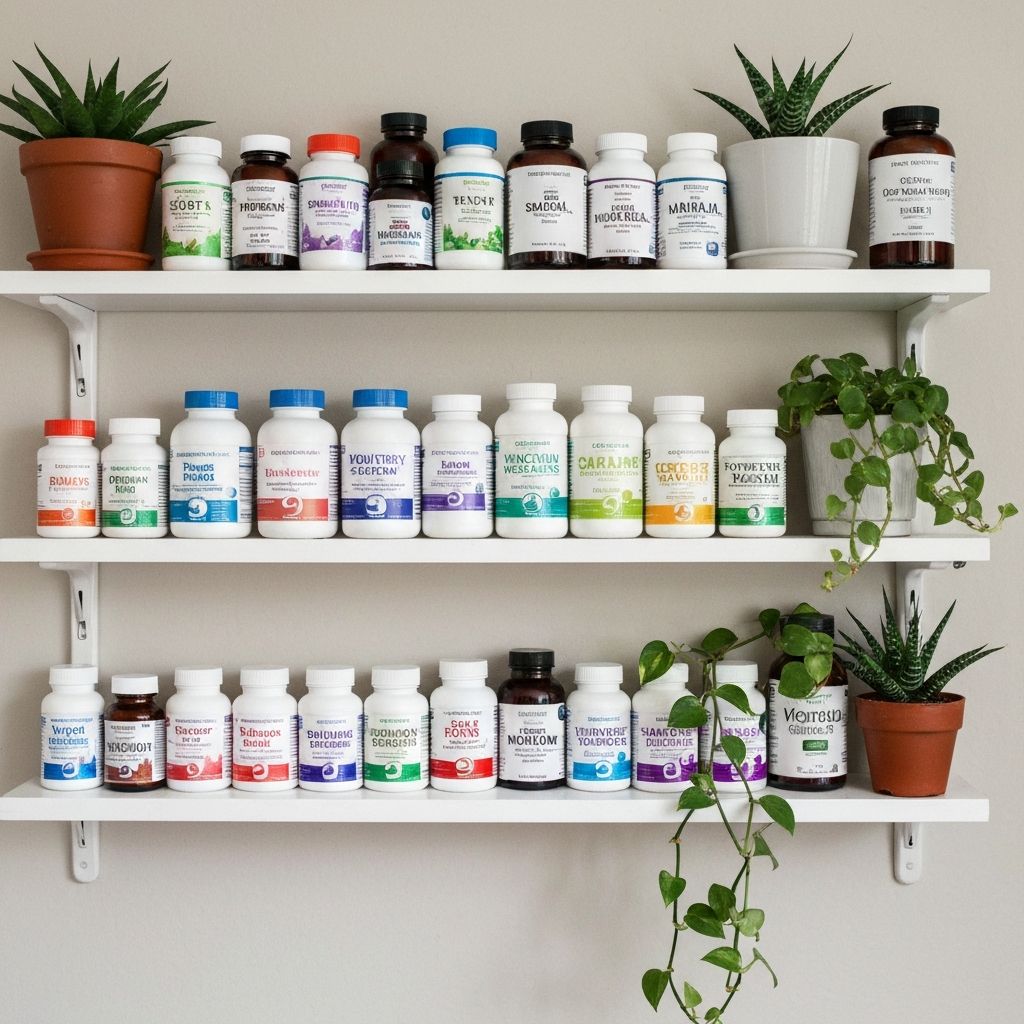 Organisation von Nahrungsergänzungsmitteln